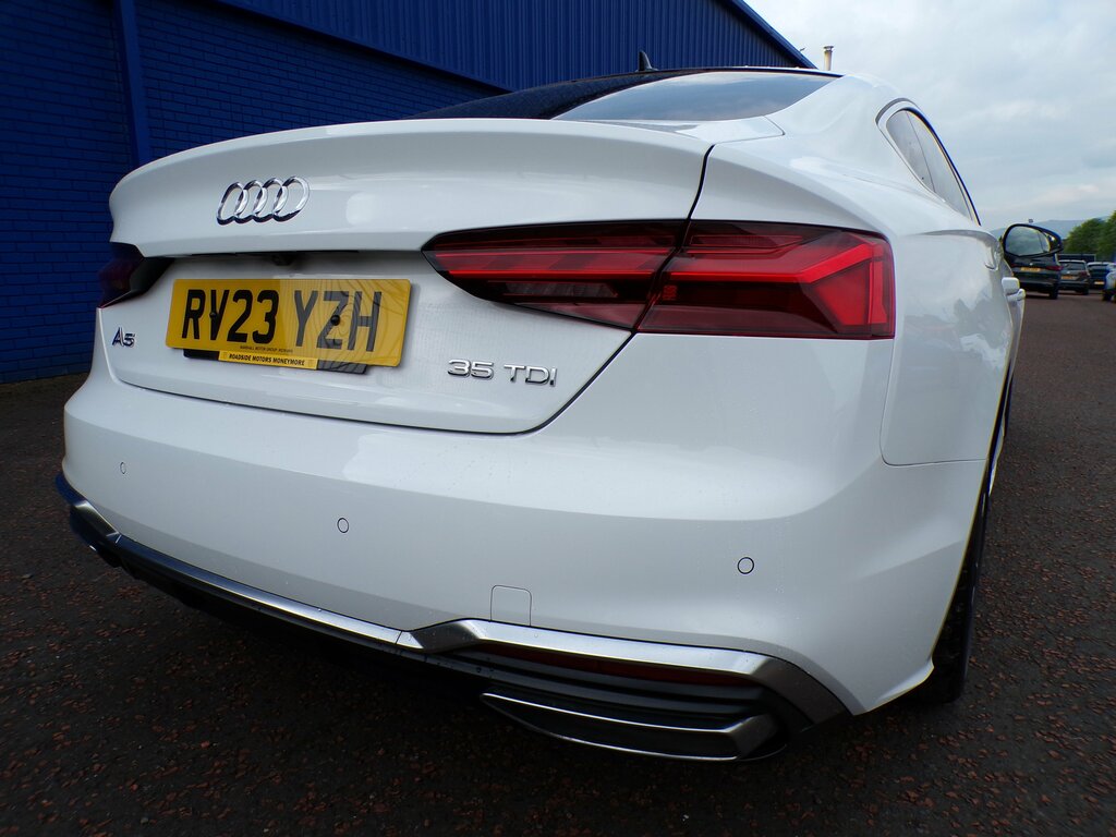 Audi A5 2023 Audi A5 2.0 Sportback Tdi S Line Mhev RV23YZH White #4