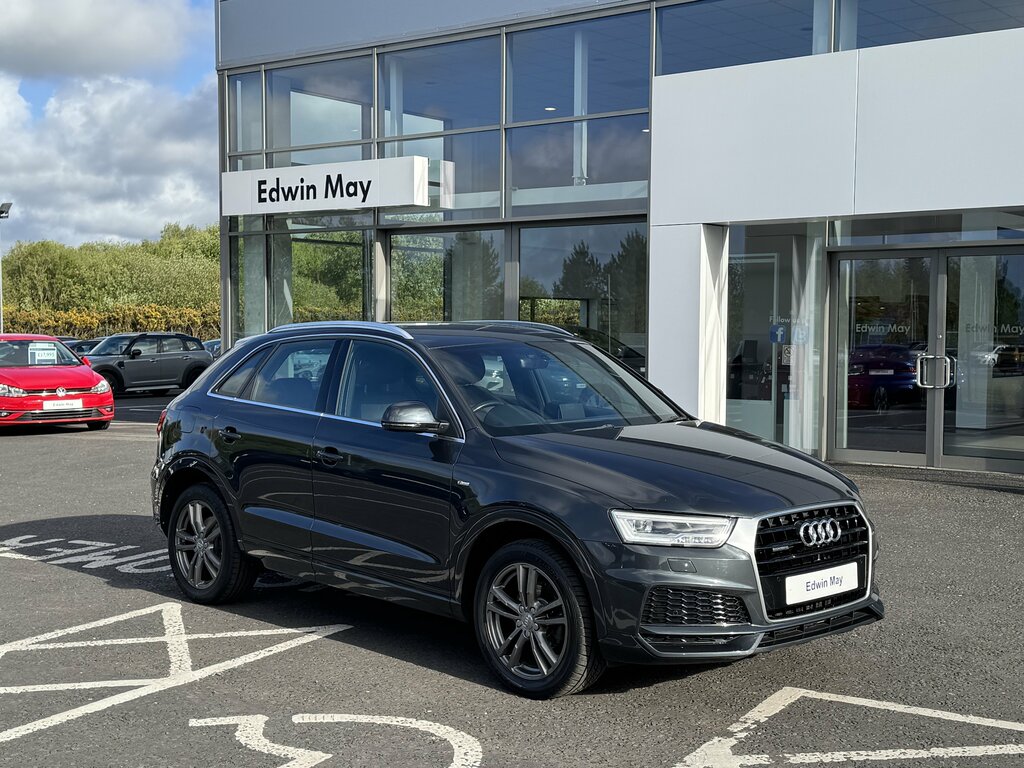 Audi Q3 2018 Audi Q3 S-line Edition 2.0 Tdi 150Ps Quattr Grey