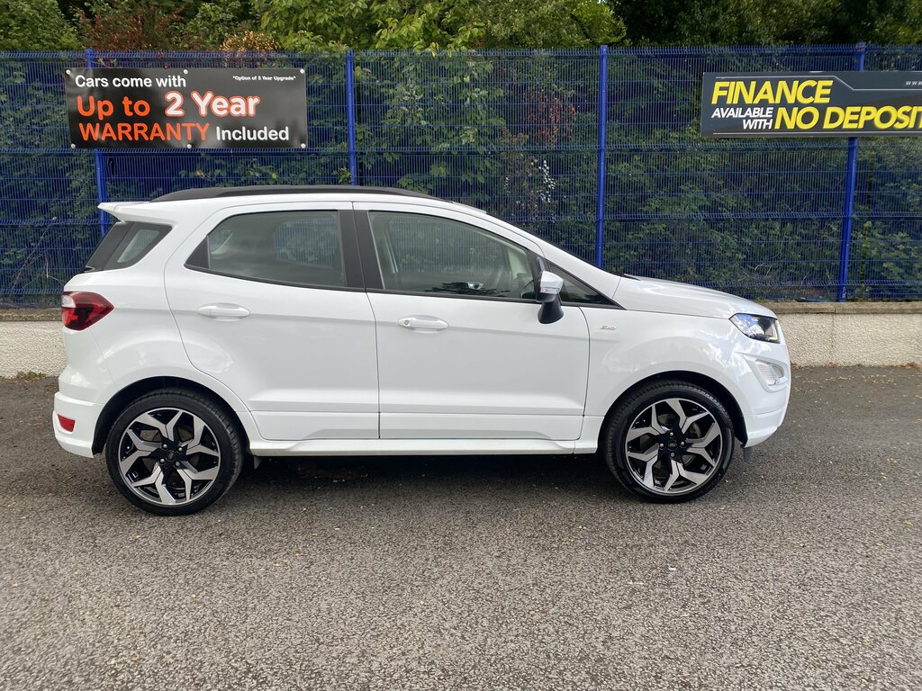 Ford Ecosport 2023 Ford Ecosport 1.0 St-line 125 GSZ8519 White #2