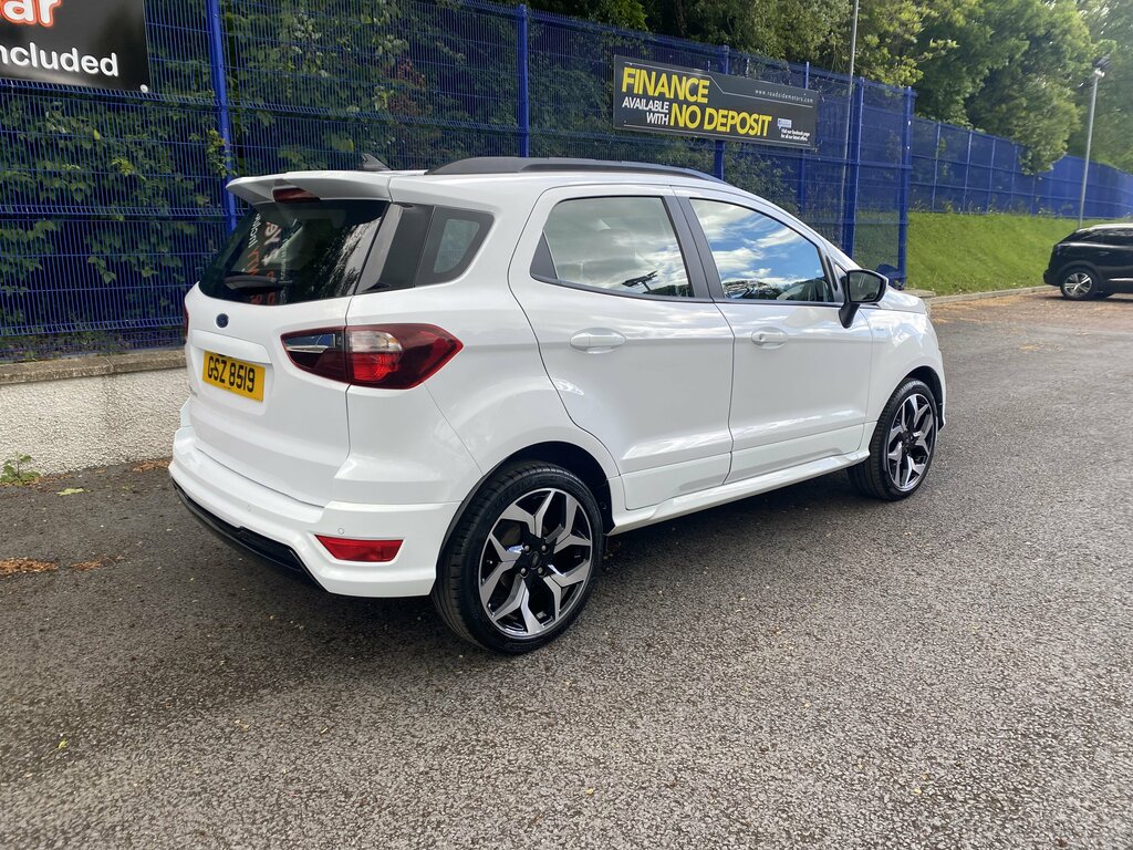 Ford Ecosport 2023 Ford Ecosport 1.0 St-line 125 GSZ8519 White #3