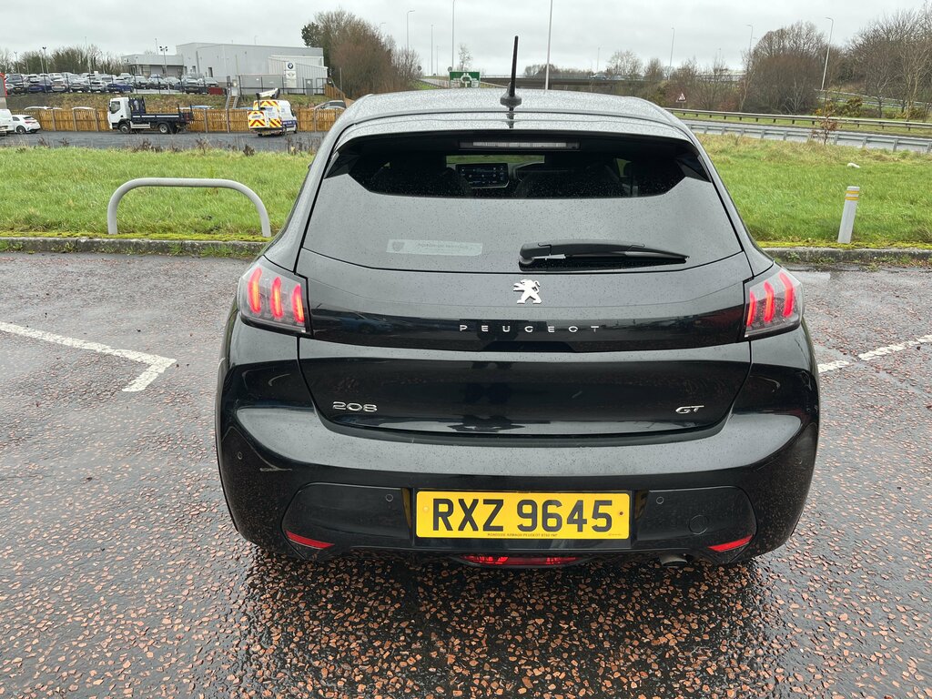 Peugeot 208 2023 Peugeot 208 1.5 Bhdi Gt100 RXZ9645 Black #6