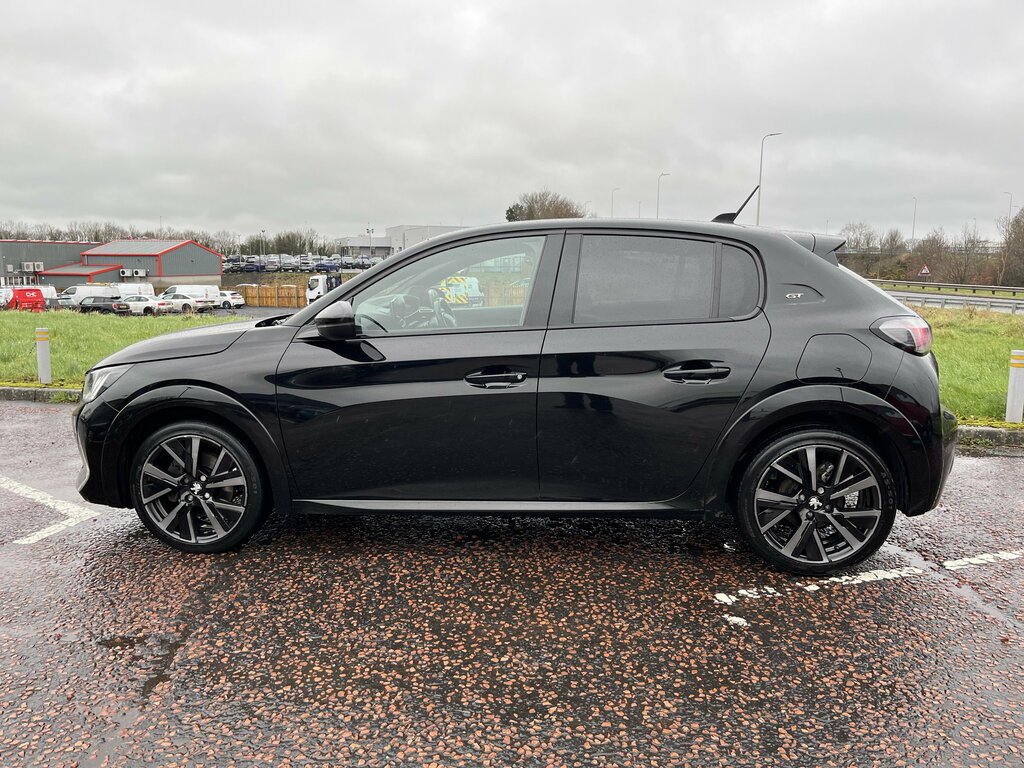 Peugeot 208 2023 Peugeot 208 1.5 Bhdi Gt100 RXZ9645 Black #4