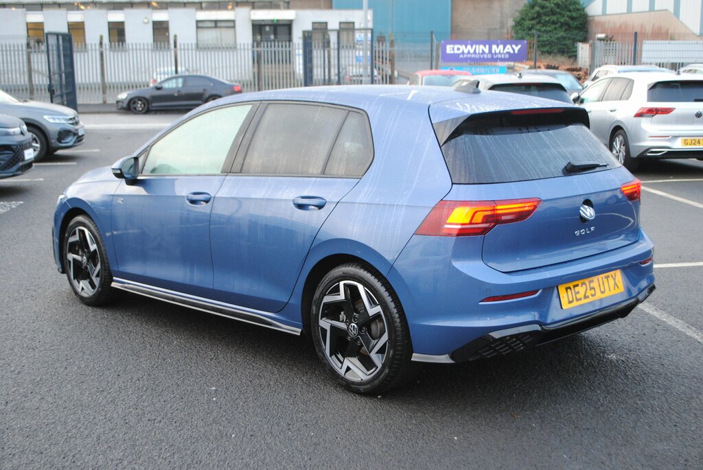 Volkswagen Golf 2025 Volkswagen Golf 1.5 R-line Tsi 150 DE25UTX Blue #6