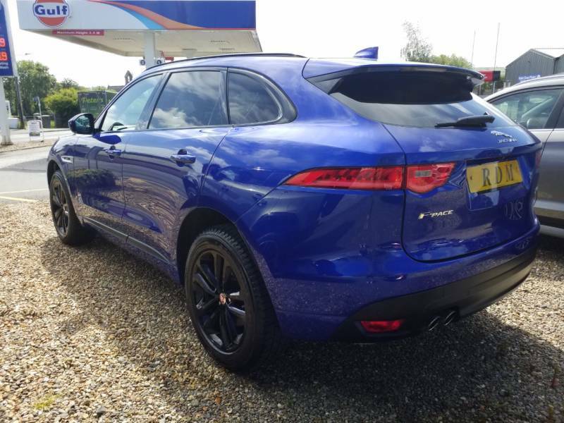 Jaguar F-Pace 2.0D R-sport Awd - 2018 67 BD67SKK Blue #4
