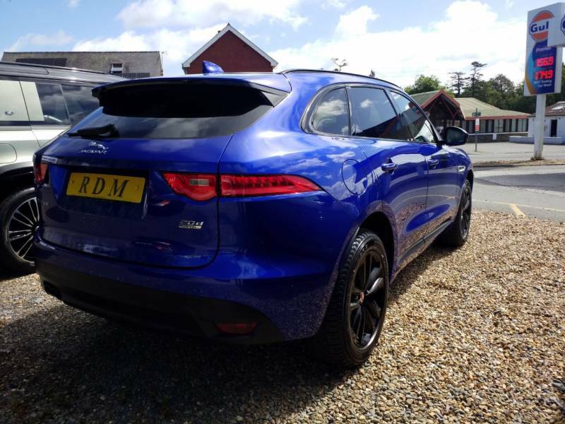 Jaguar F-Pace 2.0D R-sport Awd - 2018 67 BD67SKK Blue #6