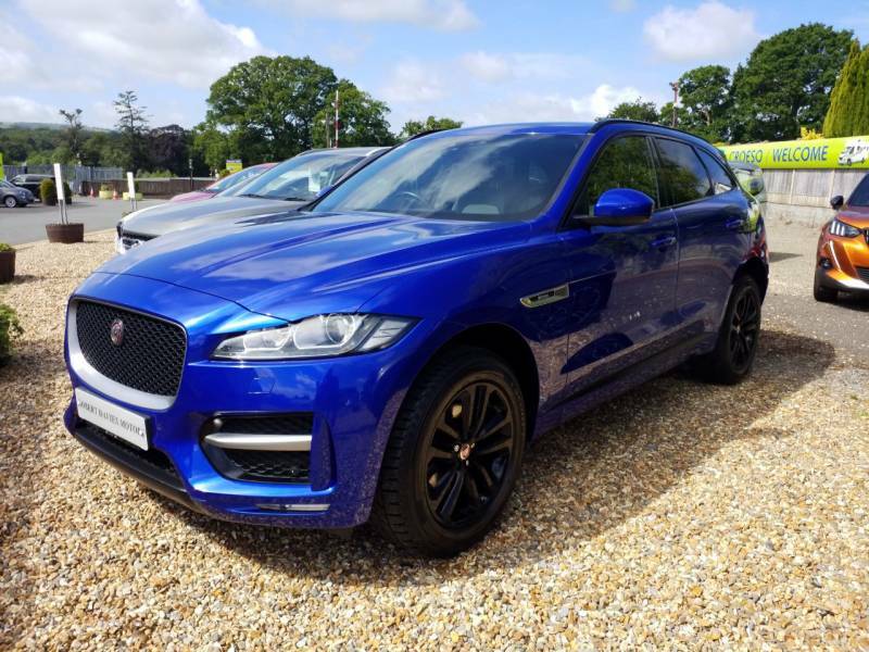 Jaguar F-Pace 2.0D R-sport Awd - 2018 67 BD67SKK Blue #3