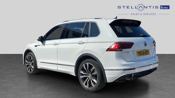 Volkswagen Tiguan 2.0 Tdi R-line Tech Suv Euro 6 YK69RZY White #6