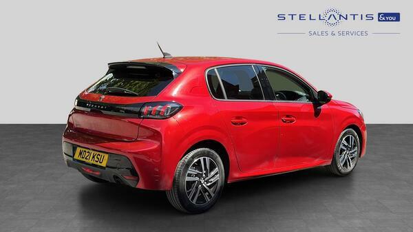 Peugeot 208 1.2 Puretech Allure Premium Hatchback M MD21KSU Red #3