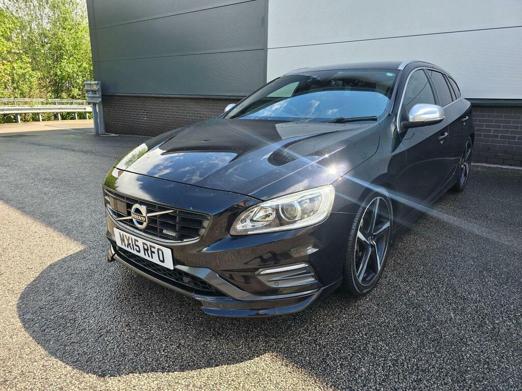 Volvo V60 3.0 T6 R-design Lux Nav Estate MX15RFO Black #3