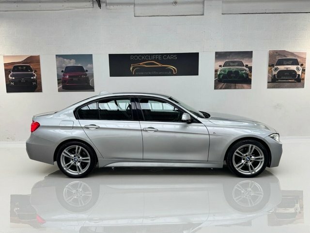 BMW 3 Series 320D M Sport Saloon SG67UPZ Silver #2