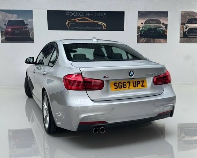BMW 3 Series 320D M Sport Saloon SG67UPZ Silver #4