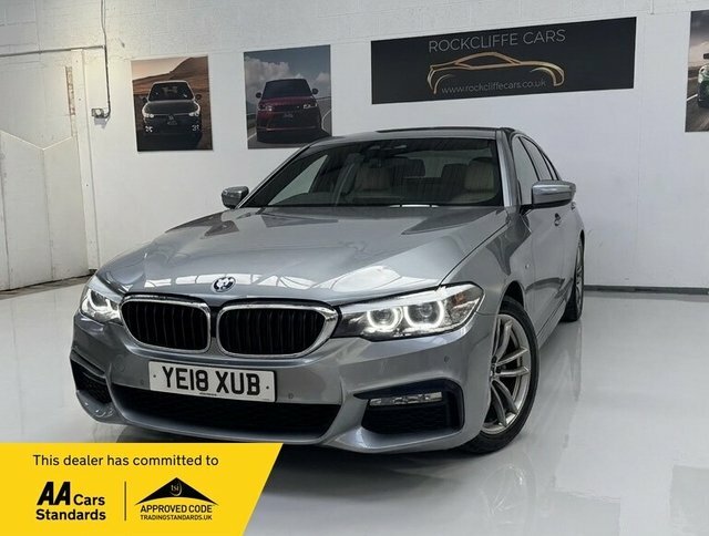 BMW 5 Series 520D M Sport Saloon Blue