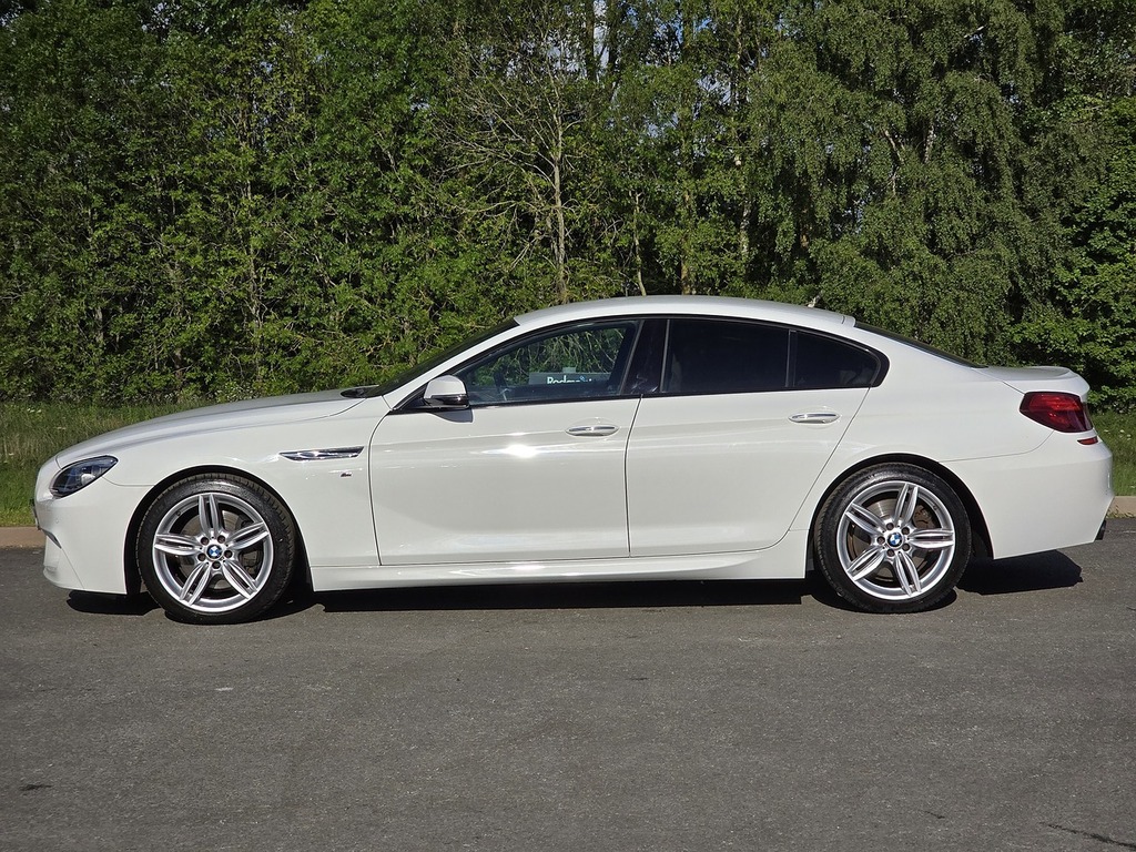 BMW 6 Series Gran Coupe 640D M Sport White #6