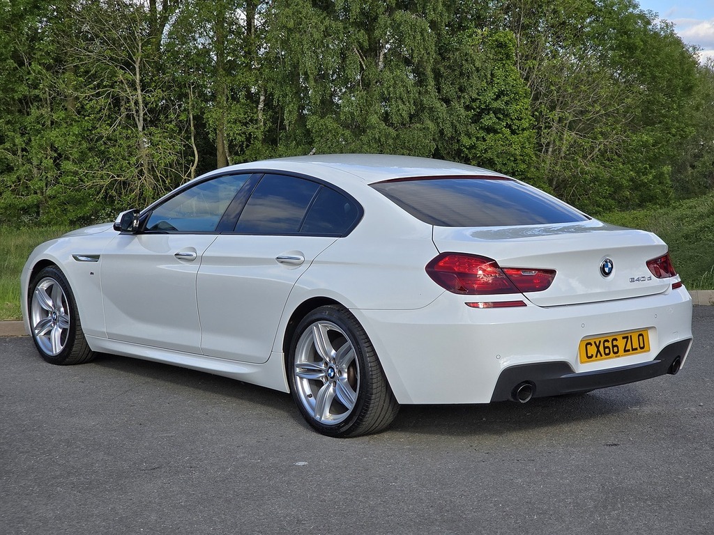 BMW 6 Series Gran Coupe 640D M Sport White #2