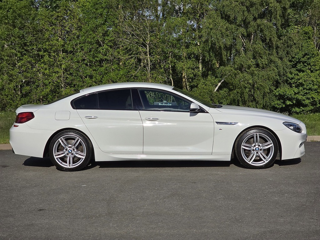 BMW 6 Series Gran Coupe 640D M Sport White #5