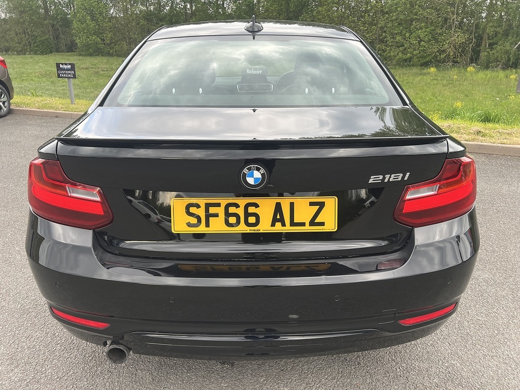 BMW 2 Series 218I Sport SF66ALZ Black #3