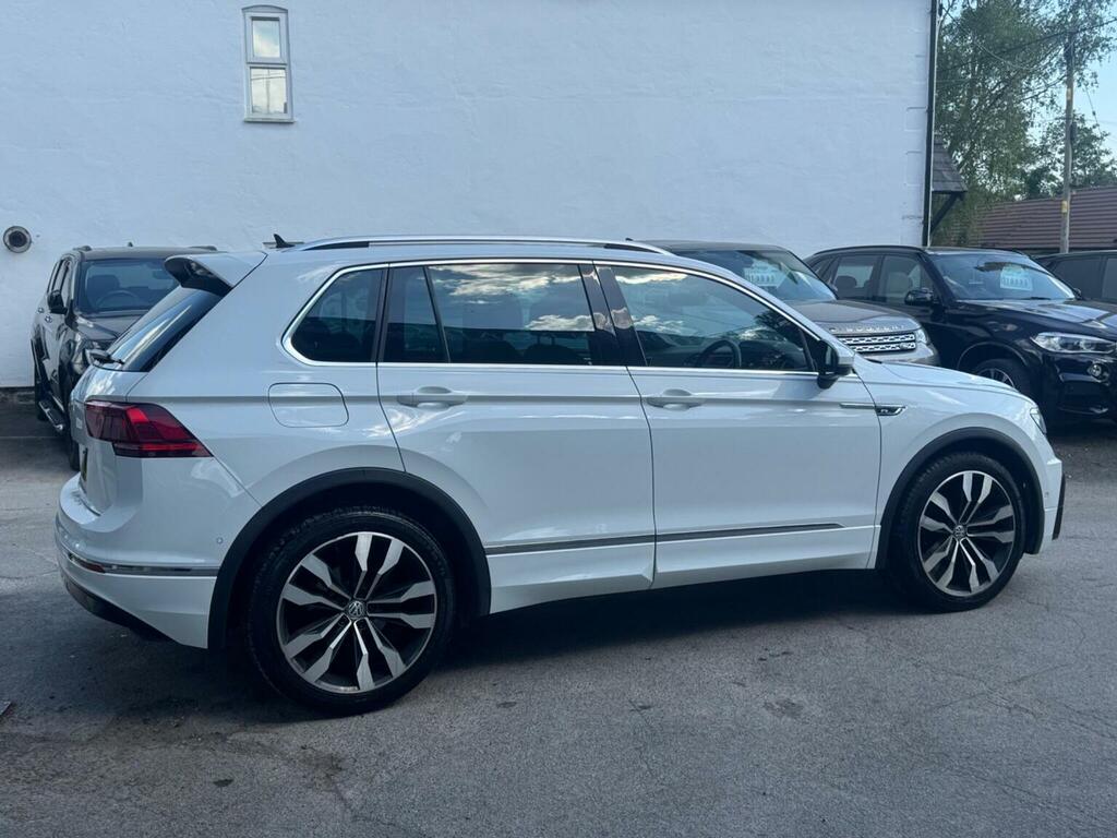 Volkswagen Tiguan 2.0 Tdi R-line Dsg Euro 6 Ss GV67WVL White #6