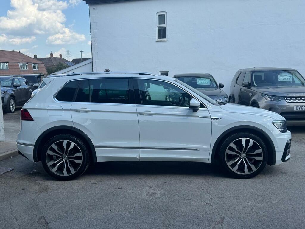 Volkswagen Tiguan 2.0 Tdi R-line Dsg Euro 6 Ss GV67WVL White #3