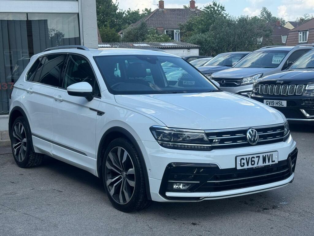 Volkswagen Tiguan 2.0 Tdi R-line Dsg Euro 6 Ss GV67WVL White #2
