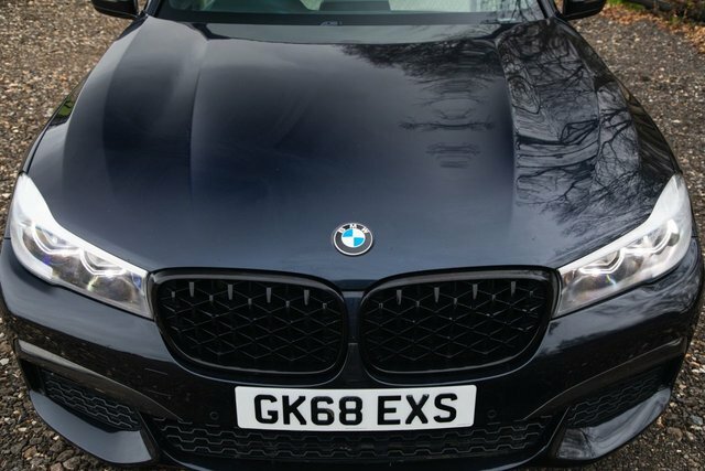 BMW 7 Series 740Ld Xdrive M Sport GK68EXS Black #3