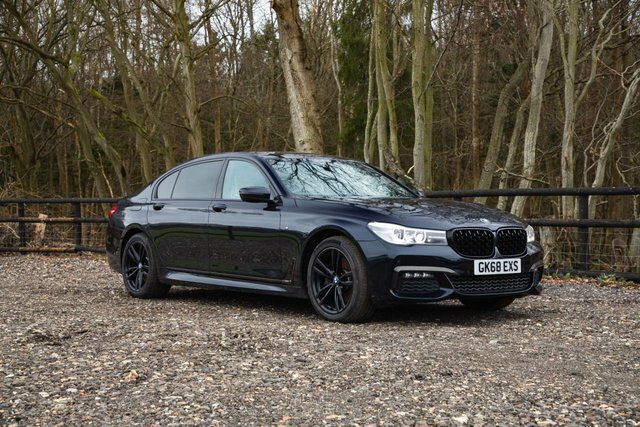 BMW 7 Series 740Ld Xdrive M Sport GK68EXS Black #4