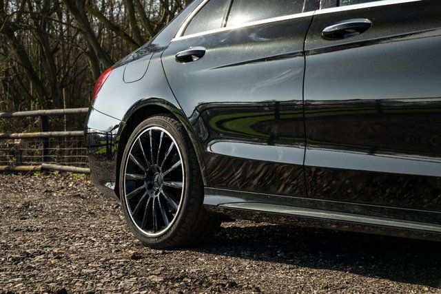 Mercedes-Benz C Class C250 D Amg Line Premium Plus YJ66UTE Black #4