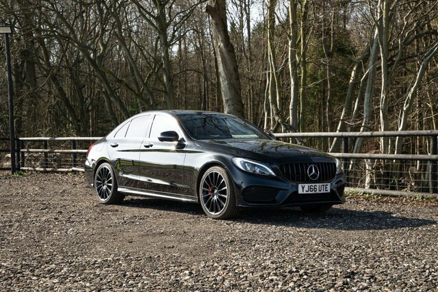 Mercedes-Benz C Class C250 D Amg Line Premium Plus YJ66UTE Black #2