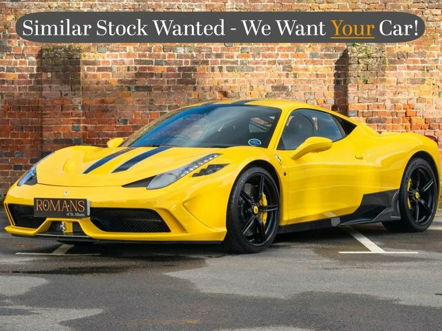 Ferrari 458 4.5 Speciale Coupe F1 Dct Euro 5 605 P Yellow