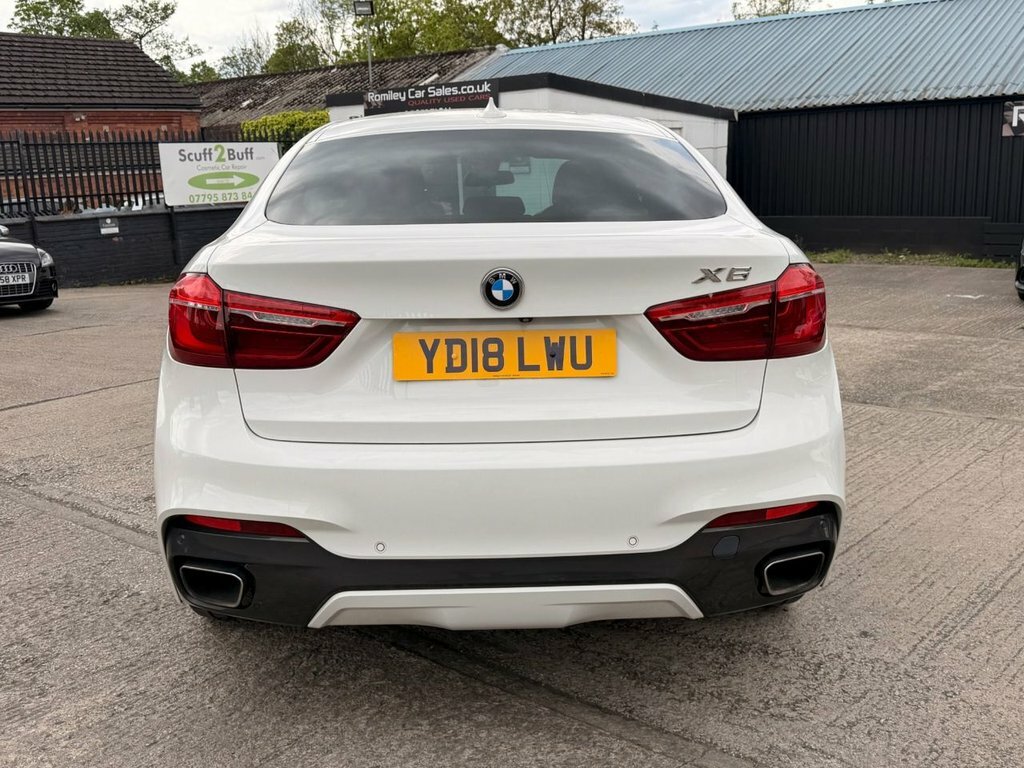 BMW X6 3L M Sport YD18LWU White #5