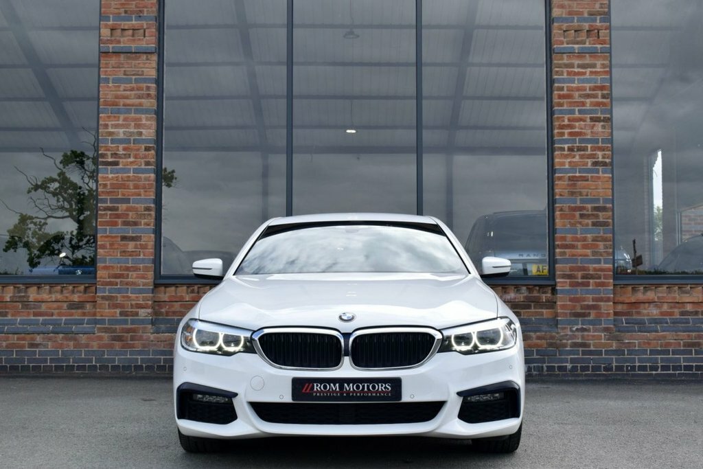 BMW 5 Series 3L M Sport WLB899 White #4
