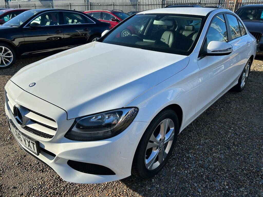 Mercedes-Benz C Class 2.1 C220d Se Executive Edition 7G-tronic Euro 6 LL66YXT White #3
