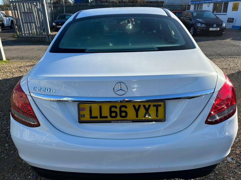 Mercedes-Benz C Class 2.1 C220d Se Executive Edition 7G-tronic Euro 6 LL66YXT White #6