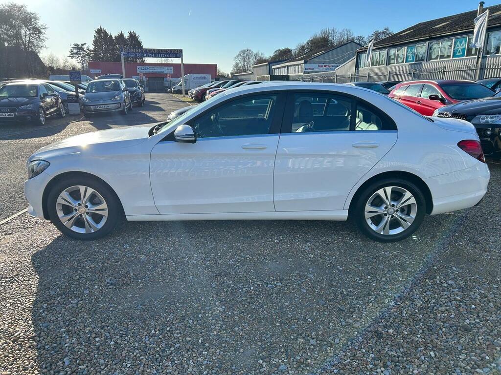 Mercedes-Benz C Class 2.1 C220d Se Executive Edition 7G-tronic Euro 6 LL66YXT White #4
