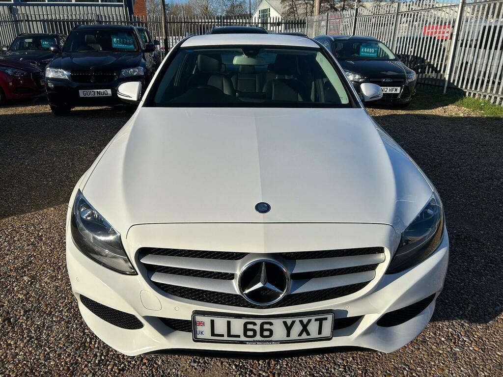 Mercedes-Benz C Class 2.1 C220d Se Executive Edition 7G-tronic Euro 6 LL66YXT White #2