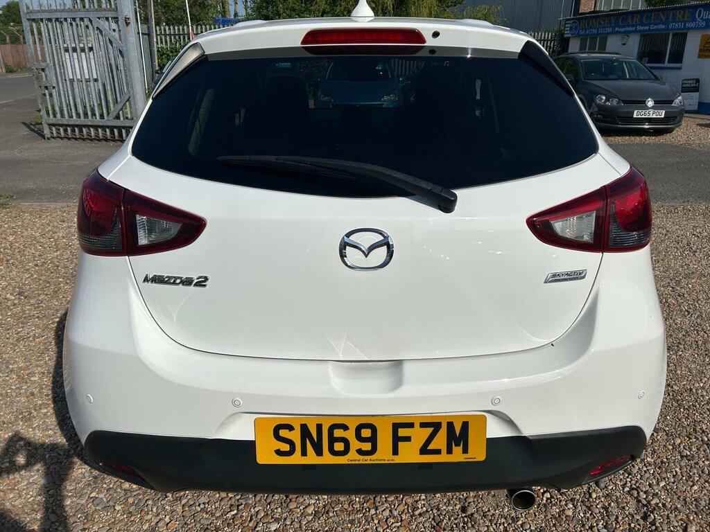 Mazda 2 1.5 Skyactiv-g Sport Nav Euro 6 Ss SN69FZM White #6