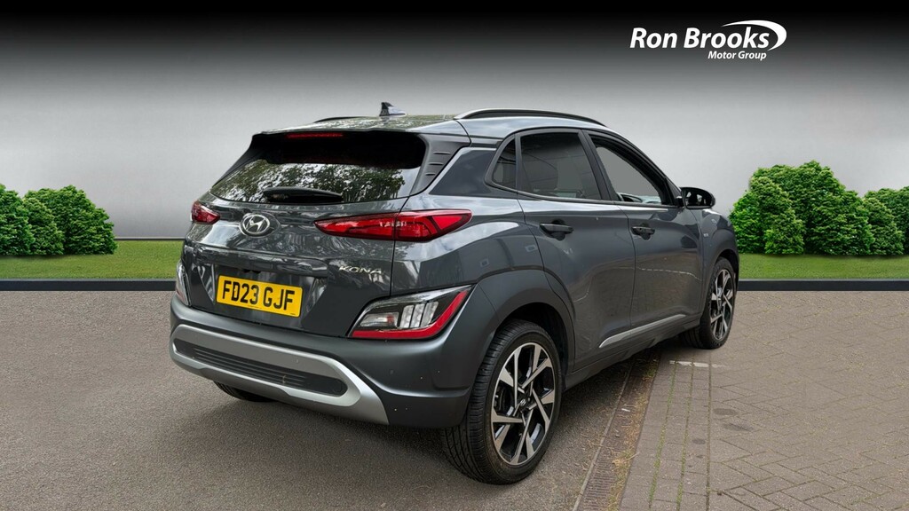 Hyundai Kona 1.0 T-gdi Mhev Premium Eur FD23GJF Grey #2
