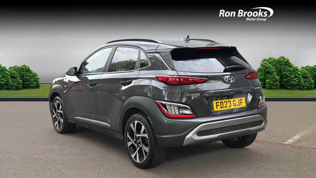 Hyundai Kona 1.0 T-gdi Mhev Premium Eur FD23GJF Grey #4