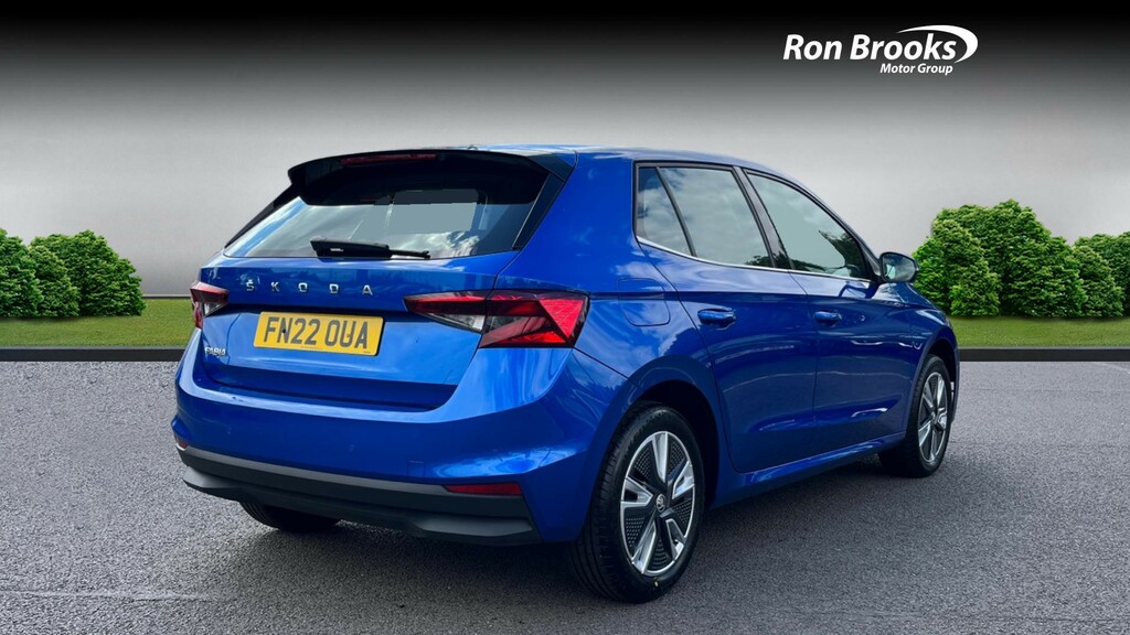 Skoda Fabia 1.0 Tsi Se L Euro 6 Ss FN22OUA Blue #2