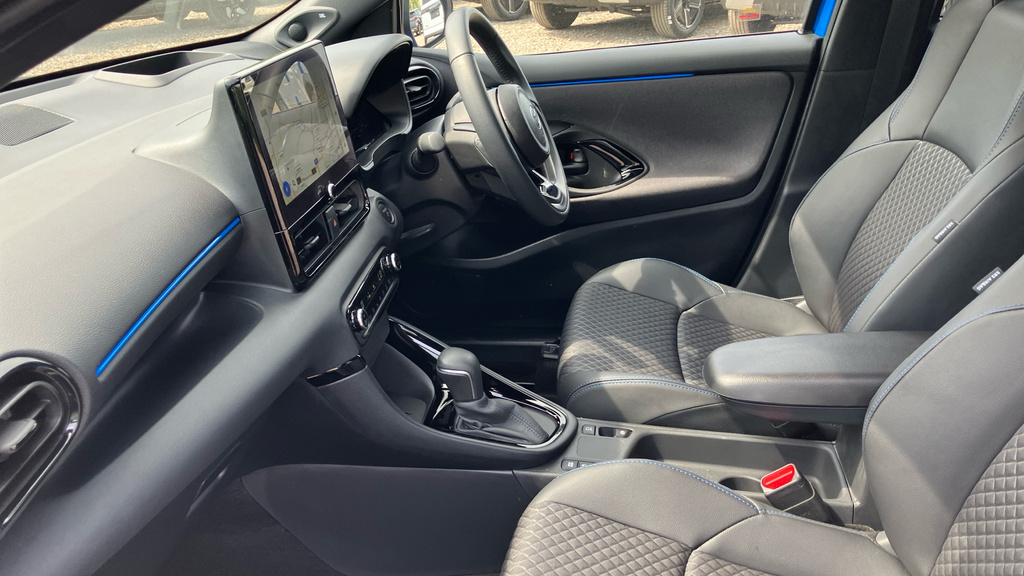 Toyota Yaris 1.5 Vvt-h Premiere Edition FE25YKD Blue #5