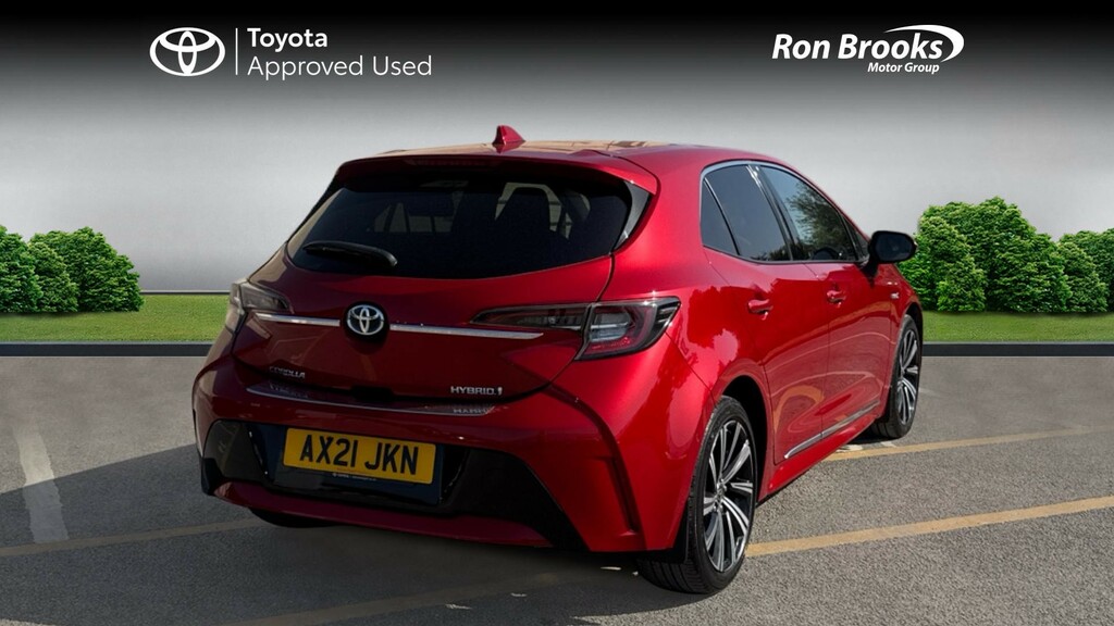 Toyota Corolla 1.8 Vvt-h Design Cvt Euro AX21JKN Red #2