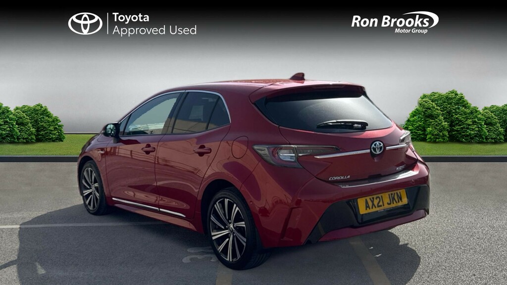 Toyota Corolla 1.8 Vvt-h Design Cvt Euro AX21JKN Red #4