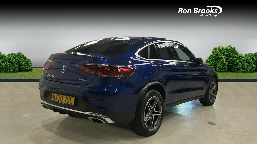 Mercedes-Benz GLC Class 2.0 Glc220d Amg Line Coupe WX70VSL Blue #2