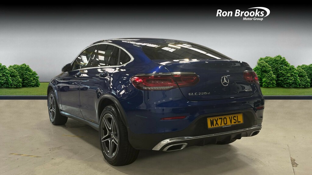 Mercedes-Benz GLC Class 2.0 Glc220d Amg Line Coupe WX70VSL Blue #4