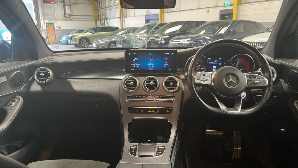 Mercedes-Benz GLC Class 2.0 Glc220d Amg Line Coupe WX70VSL Blue #6