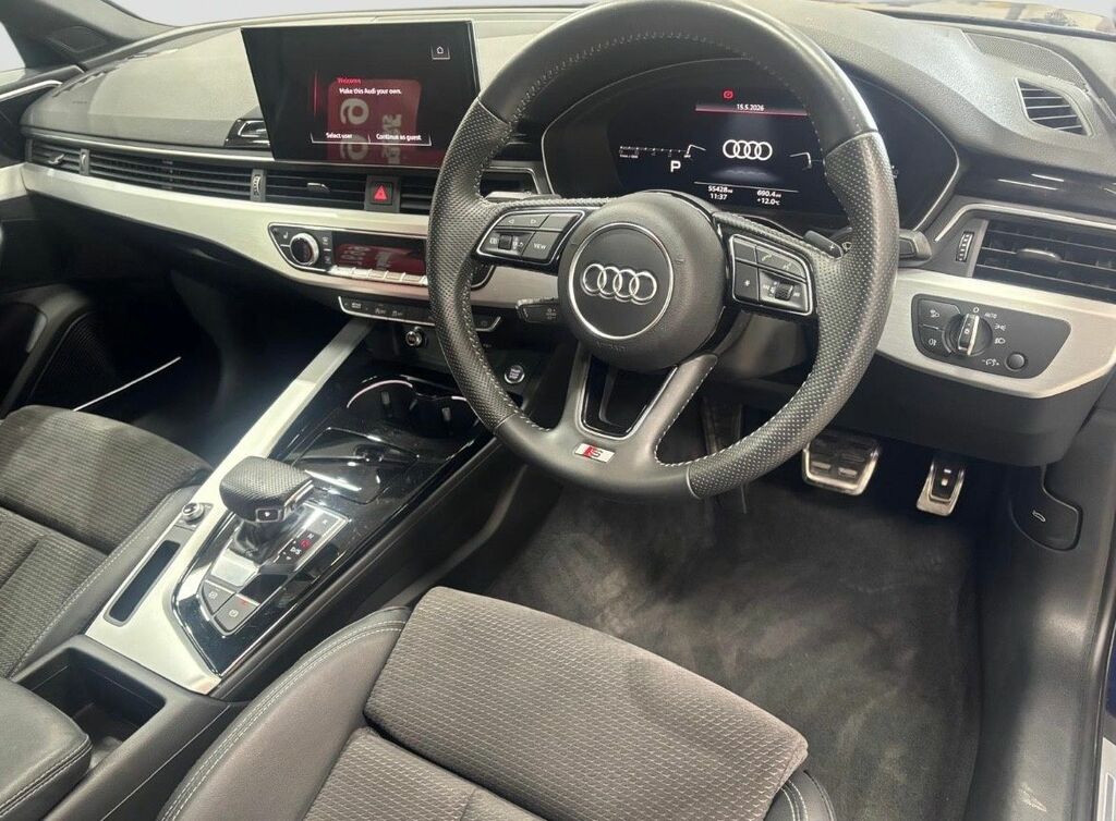 Audi A4 2.0 Tfsi 35 S Line Saloon S Tronic Euro VO70XGK Blue #6