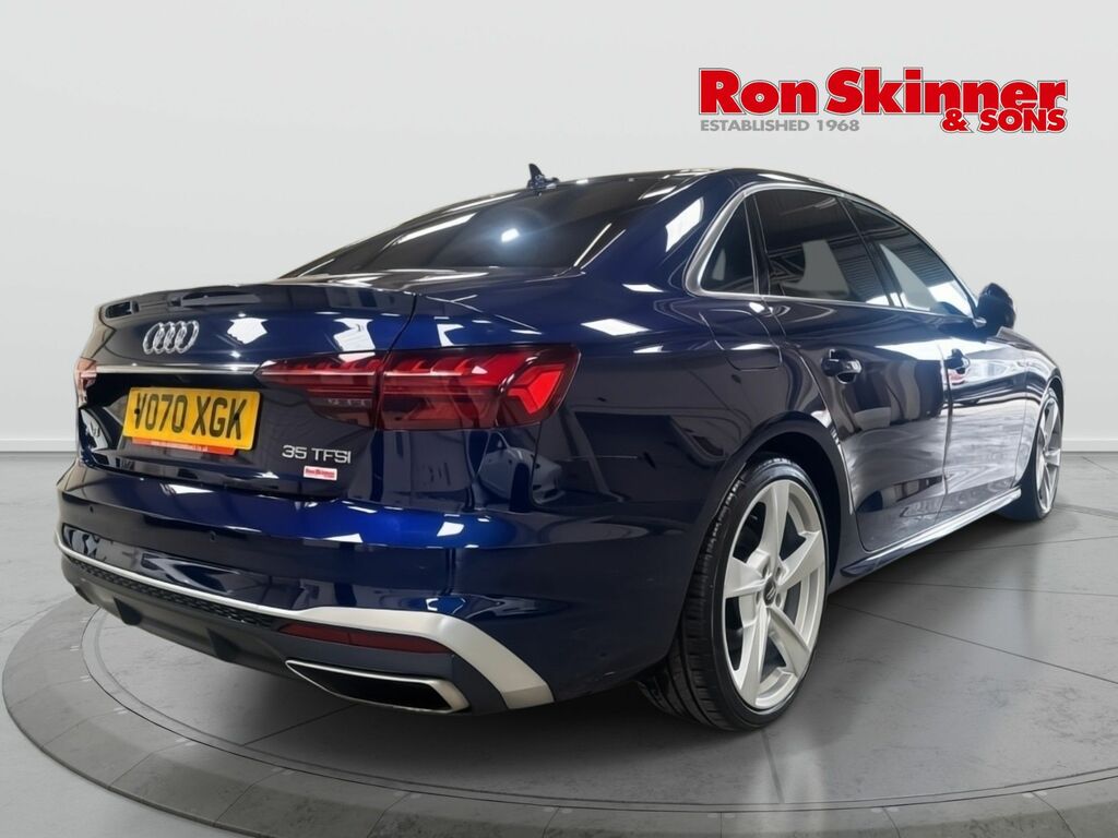 Audi A4 2.0 Tfsi 35 S Line Saloon S Tronic Euro VO70XGK Blue #4