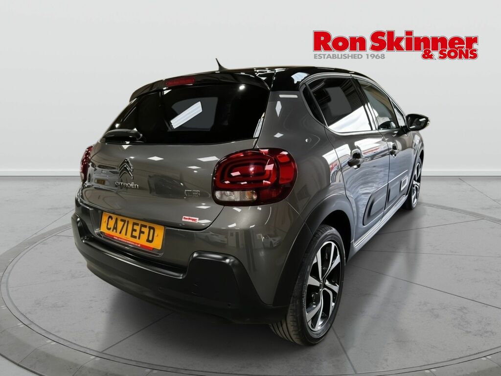 Citroen C3 1.2 Puretech Shine Plus Hatchback Manua CA71EFD Grey #4