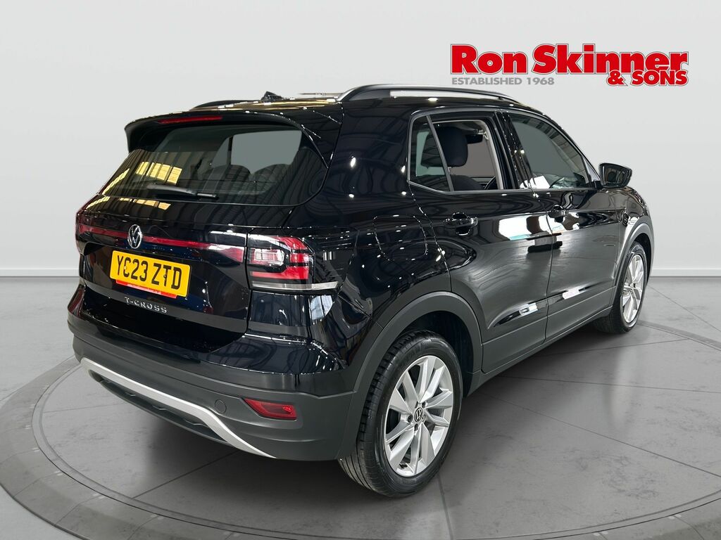 Volkswagen T-Cross 1.0 Tsi Se Suv Euro 6 Ss 95 YC23ZTD Black #4