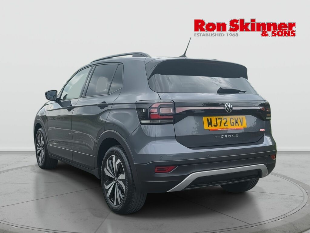 Volkswagen T-Cross 1.0 Tsi Black Edition Suv Euro 6 MJ72GKV Grey #3
