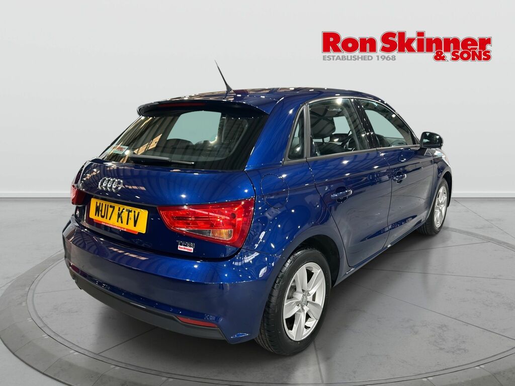 Audi A1 1.0 Tfsi Se Sportback Euro 6 S WU17KTV Blue #4